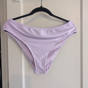 aerie Lilac High-Cut Cheeky Bikini Bottoms Only